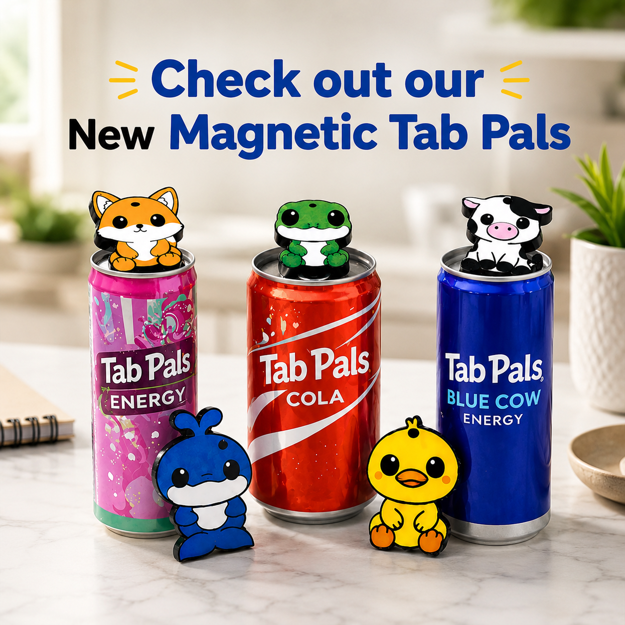 The Original Tab Pals™ – 8 Pack Can Tab Openers