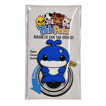 Finn The Whale – Magnetic Can Tab Opener & Drink Cover